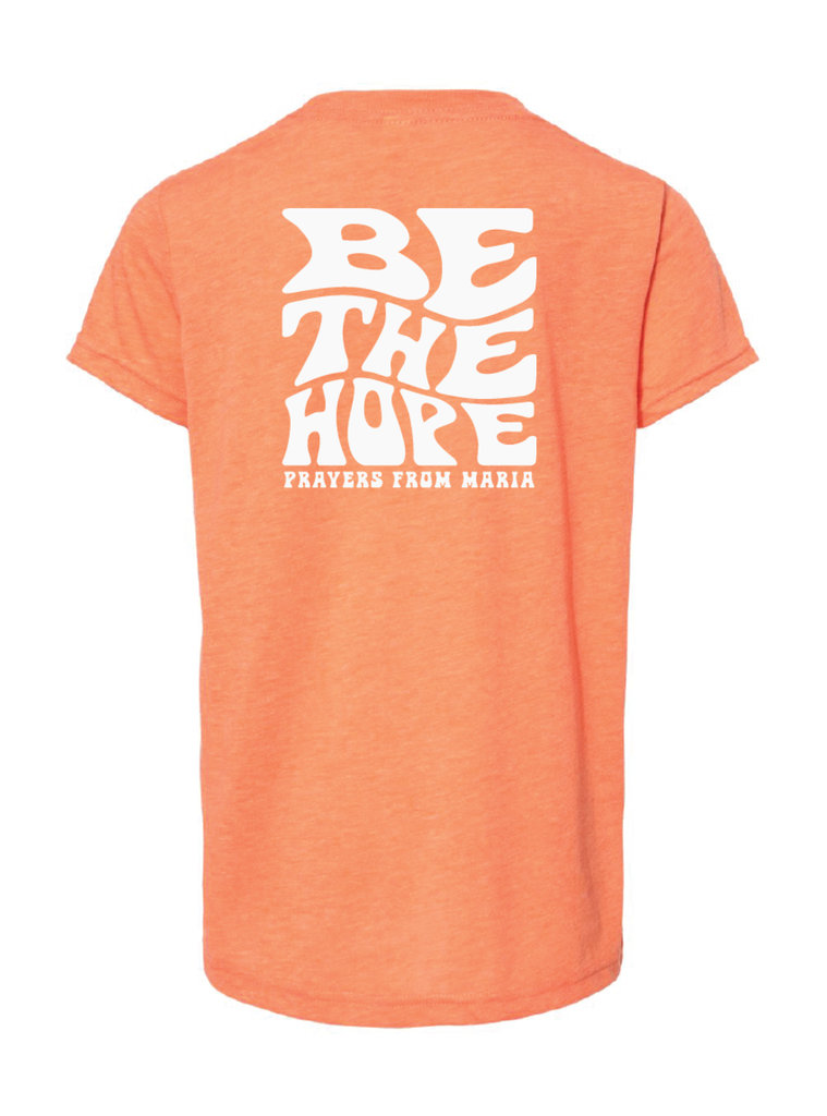 Shirt: Youth Orange Be the Hope T-Shirt