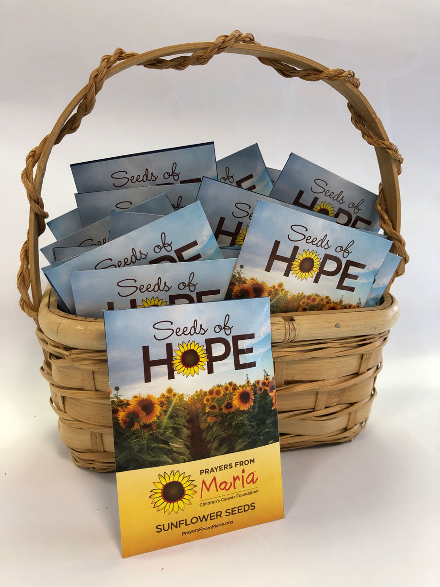 sunflower seed packets for planting Sunflower Seed Packet – Prayers From Maria Foundation